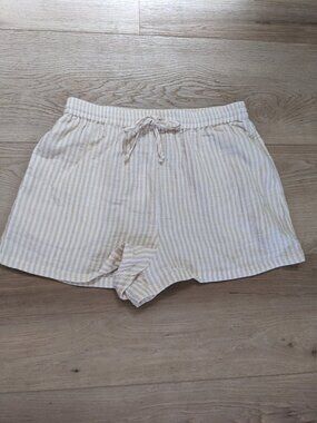 NWT Favorite Daughter striped linen shorts size S